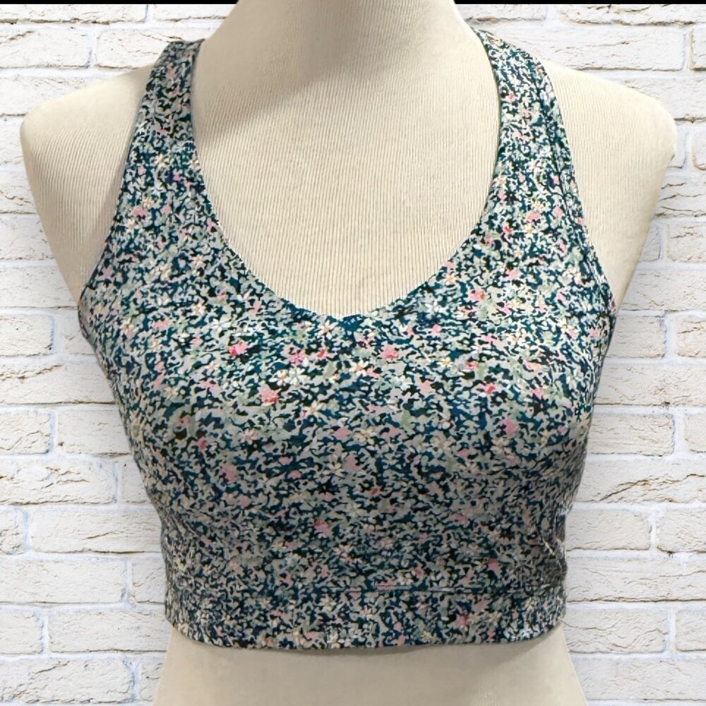 Sage Sports Bra Floral Size XS